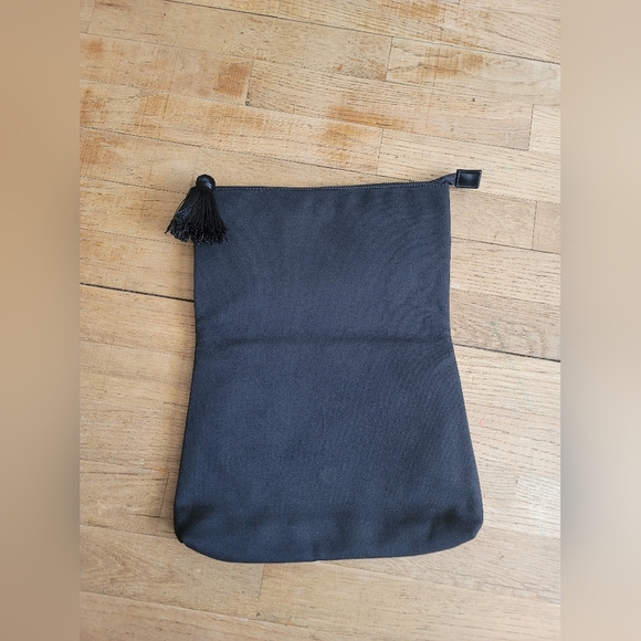 Summer + Rose , black and white striped foldover Clutch - NWOT - Picture 5 of 8